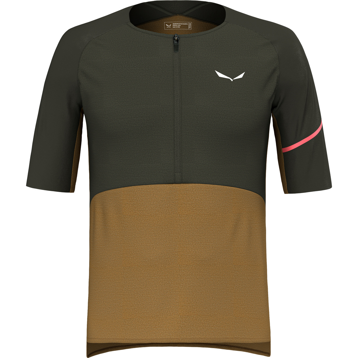 foto del prodotto salewa uomo maglia ciclismo 1 2 zip vento am