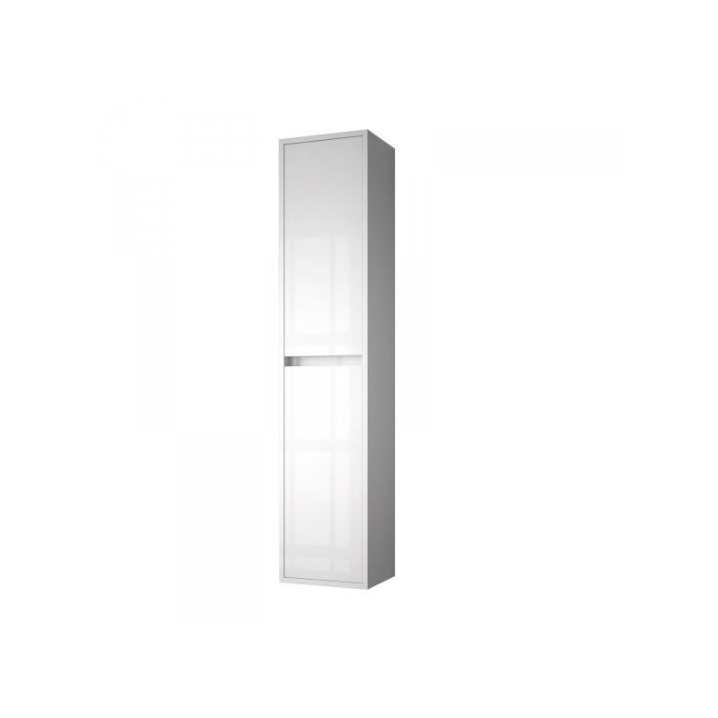 foto del prodotto salgar colonna pensile bagno jorge 2 ante bianco laccato lucido 30x24x140
