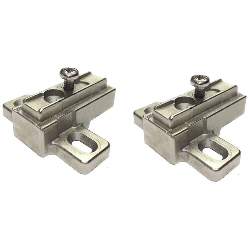 foto del prodotto salice basetta base alta 9 mm per cerniere mobili cucina armadio controcollo 2pz