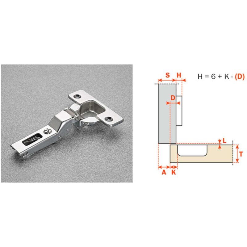 foto del prodotto salice cerniera c2a6g99 collo medio 9 50 pezzi