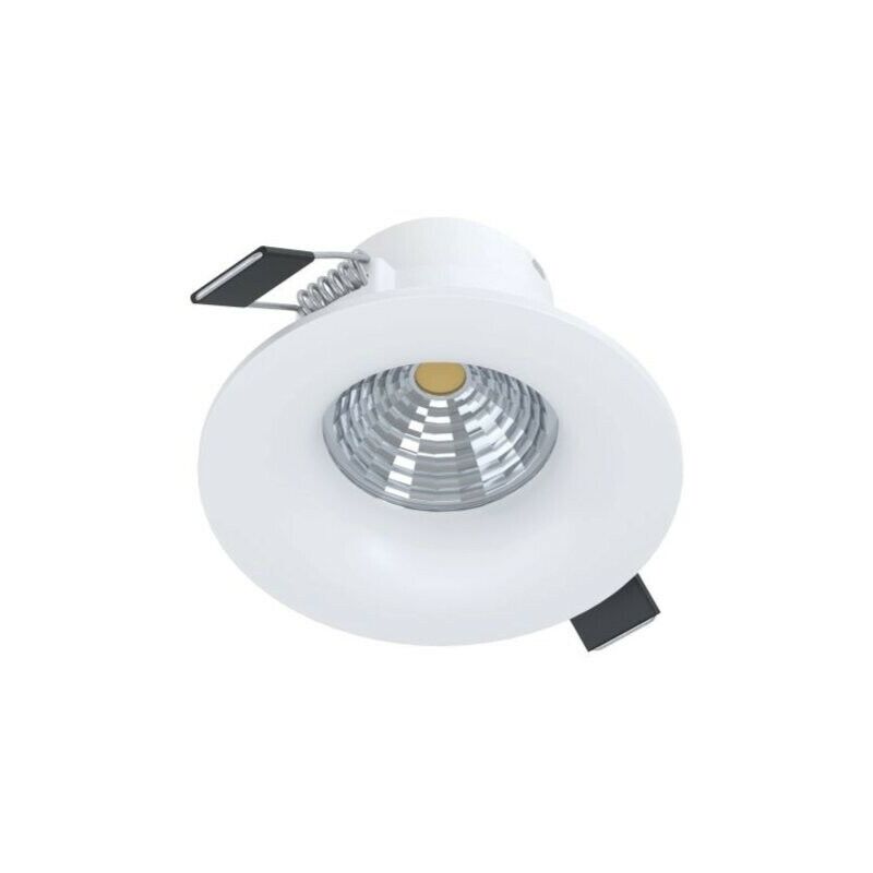 foto del prodotto saliceto lampada led da incasso in alluminio bianco 6w dn. 88 mm. 4000k 450lm 98245 eglo