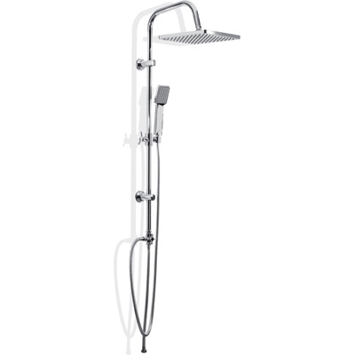 foto del prodotto saliscendi acciaio cromo mix square 1 getto