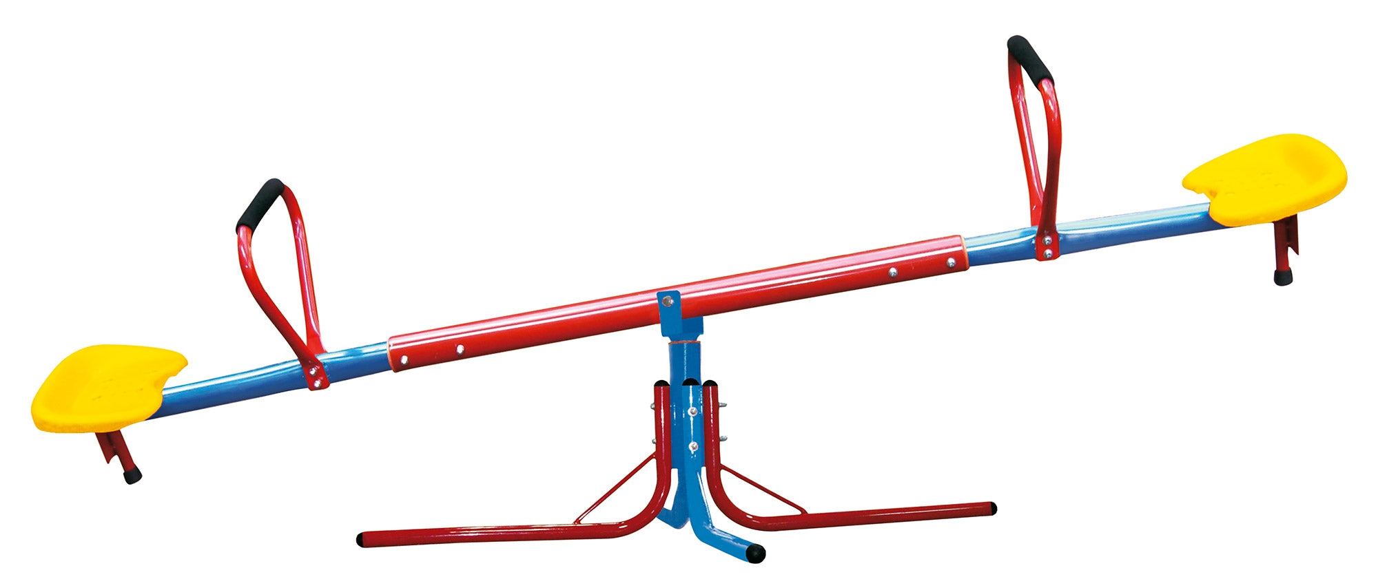 foto del prodotto saliscendi giostra per bambini da esterno 100x200x63cm in acciaio bauer