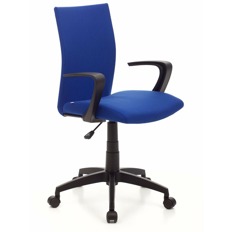 foto del prodotto salmar poltrona per ufficio operativa struttura in nylon milano blu 59x45xh100