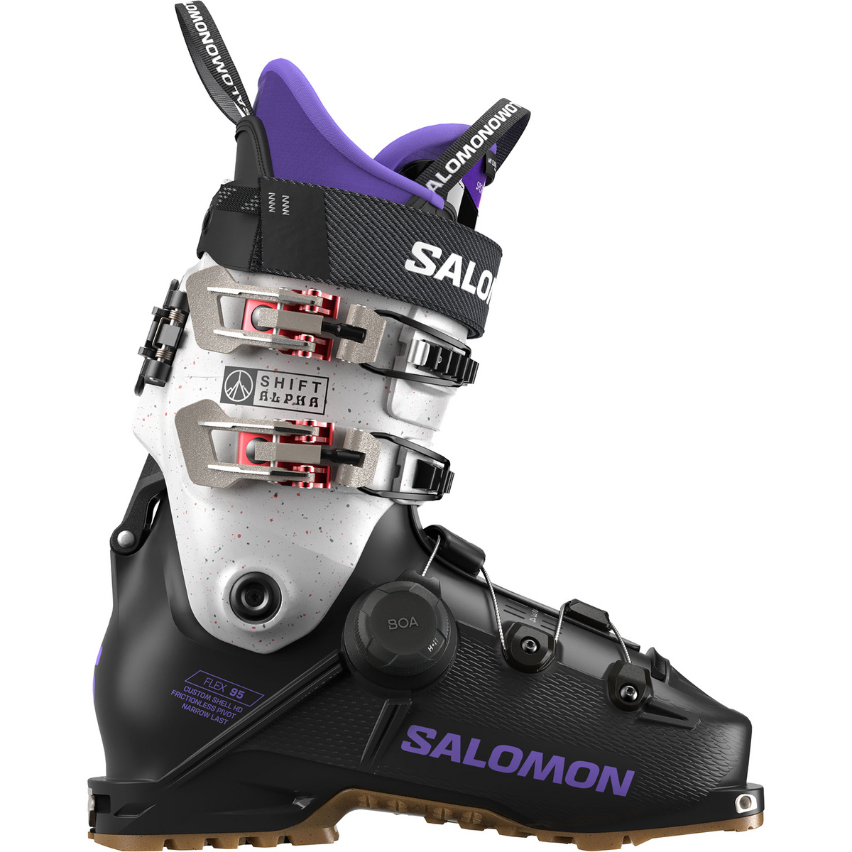 foto del prodotto salomon donna scarponi da freeride shift alpha boa 95
