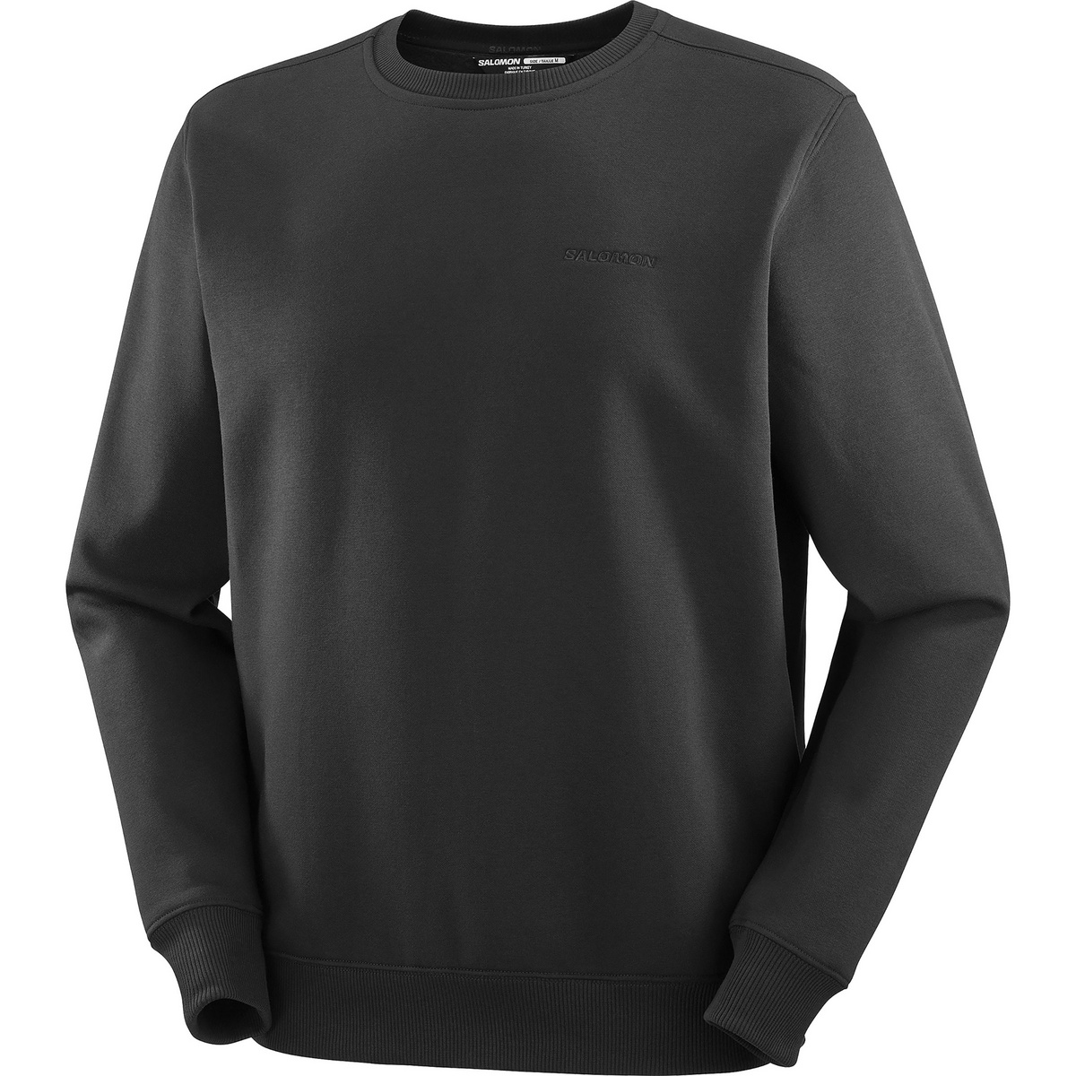 foto del prodotto salomon uomo pullover logo crewneck
