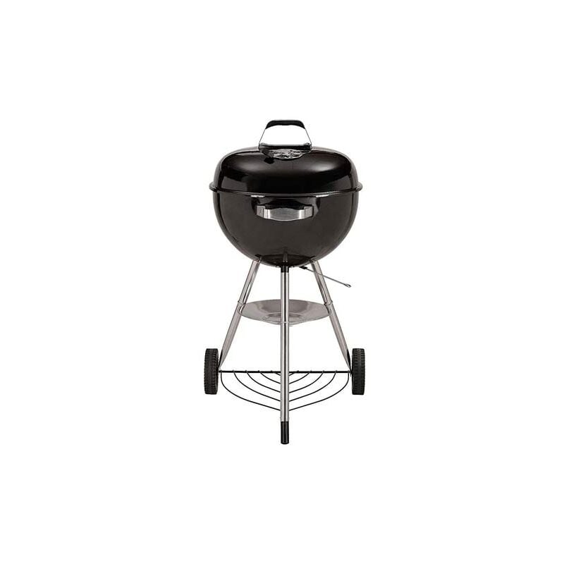 foto del prodotto salone barbecue a carbonella sferico con piano cottura acciaio