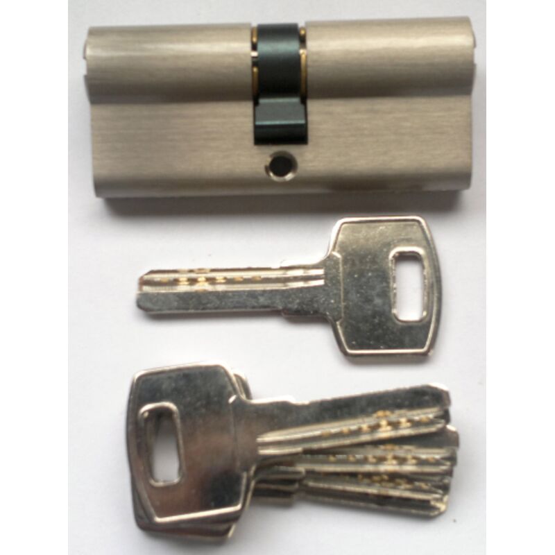 foto del prodotto salone cilindro di sicurezza mod super matra con 5 chiavi piatte 80 mm 35 45