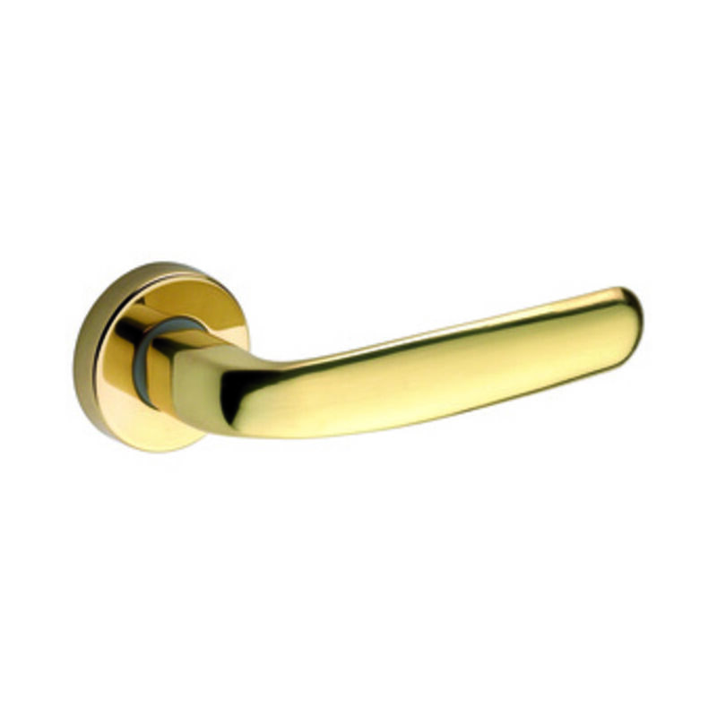 foto del prodotto salone frascio maniglia easy con rosetta inox brass. prezzo per 1 pezzo.