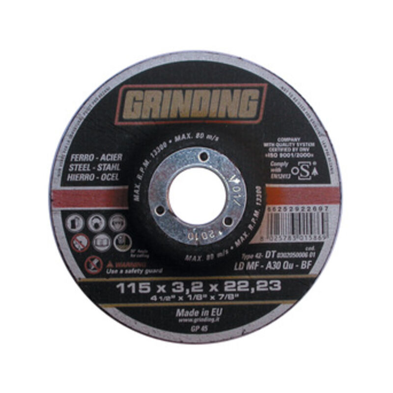 foto del prodotto salone grinding minidisco per ferro d.115x2,4. prezzo per 1 pezzo.