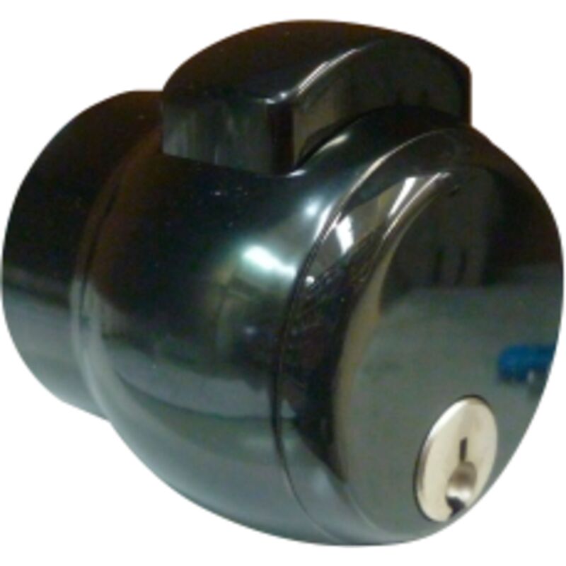 foto del prodotto salone meroni pomolo premiapri 13ne nero maniglia per porta porte bagno