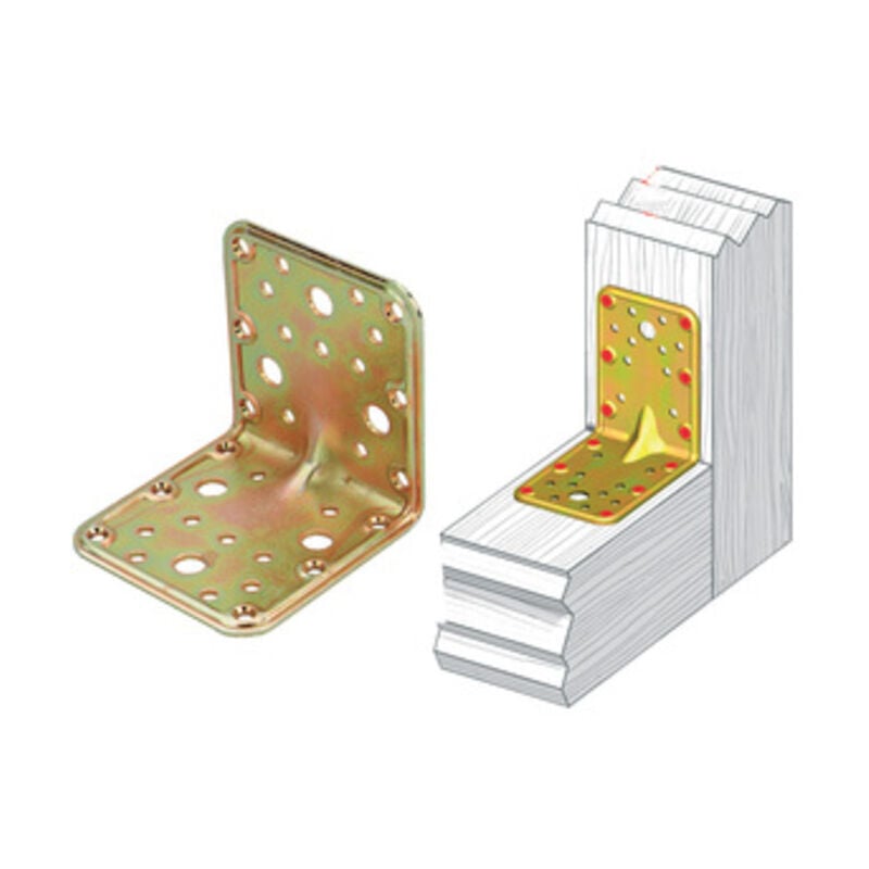 foto del prodotto salone piastra angolare acciaio tropicalizzato art. 775 mm.90x90x90. prezzo per 1 pezzo.