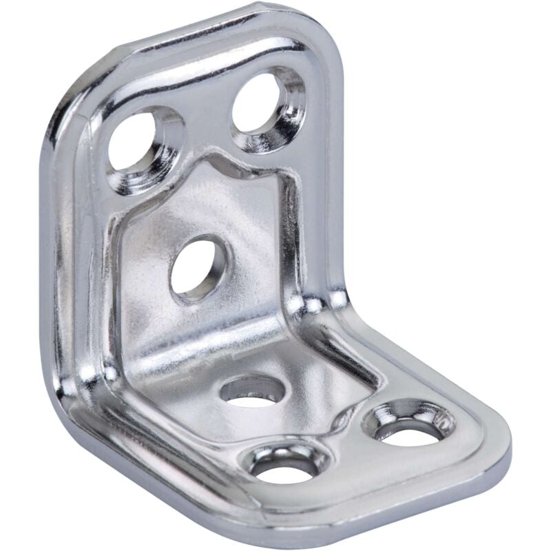 foto del prodotto salone piastra angolare inox art.749 30x30x30 mm 5 pz