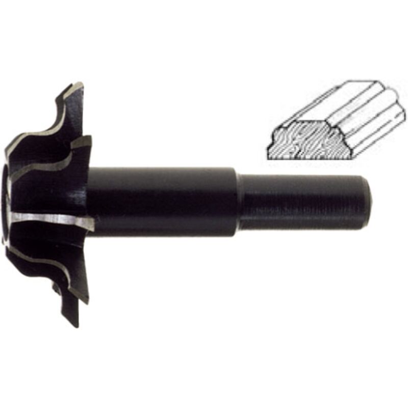 foto del prodotto salone poggi 361.00 fresa sagomata per legno 35 mm profilo esterno 45o