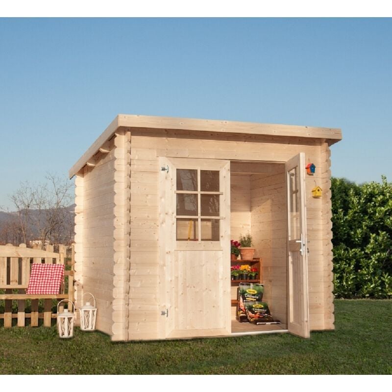 foto del prodotto salone srl casetta in legno nordico asia cm. 300x300 senza pavimento