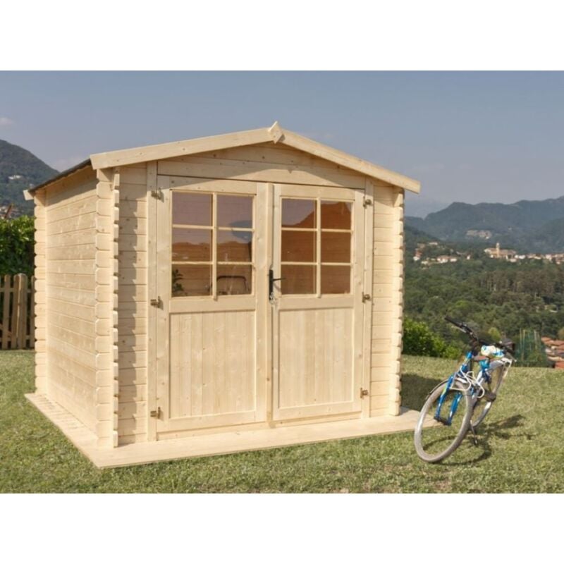 foto del prodotto salone srl casetta noemi in legno nordico 250x250x226h senza pavimento