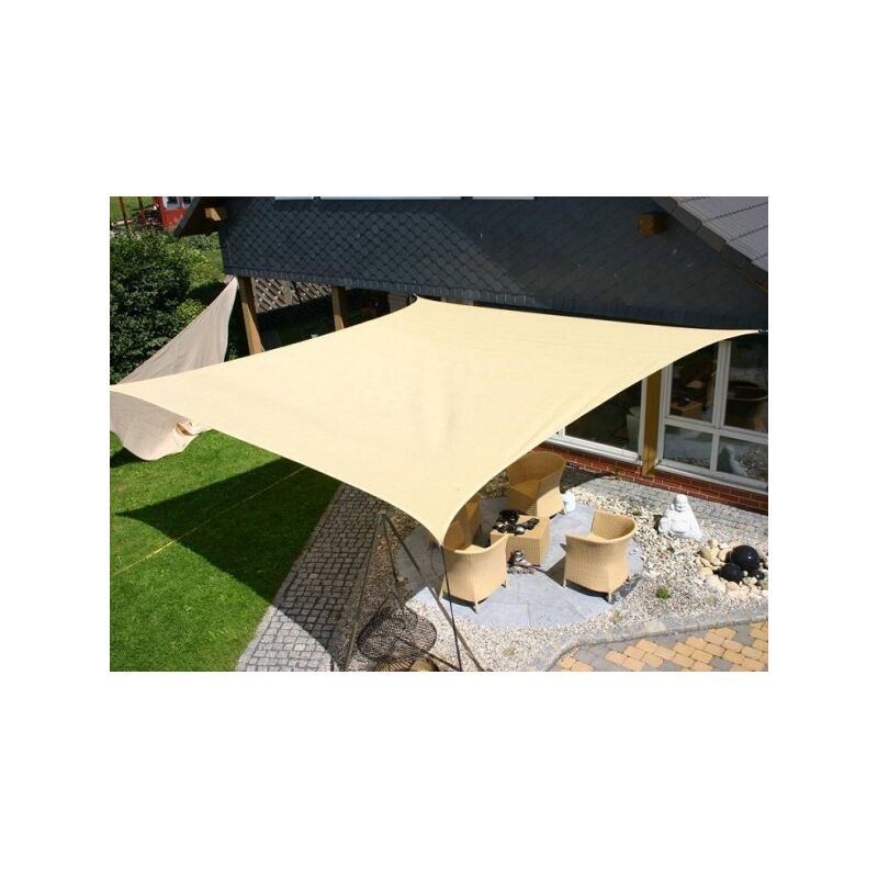 foto del prodotto salone srl vele ombra tramonti ecru 4x6 mt politilene 185gr mq