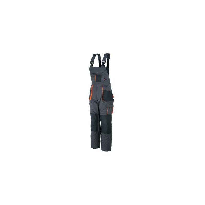 foto del prodotto salopette da lavoro canvas 48340 260 gr. 85 poliestere 35 cotone con inserti antiabrasione taglia xl