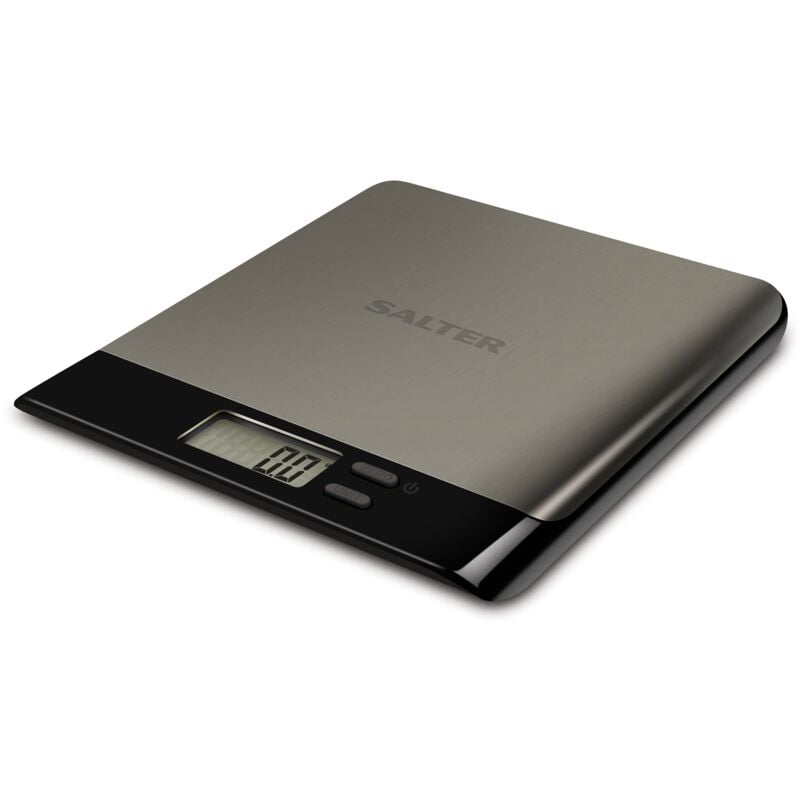 foto del prodotto salter 1052a ssbkdr bilancia da cucina digitale elettronica pro pesata , design sottile, display lcd,
