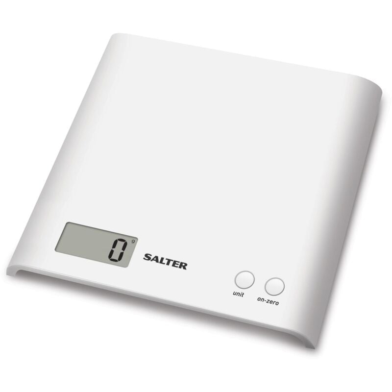foto del prodotto salter 1066 whdr15 arc bilancia digitale, piattaforma abs, max precisione, sottile, ingombro minimo, display lcd, funzione azzeramento aggiungi e