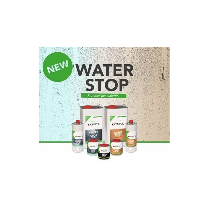 foto del prodotto salva terrazze e pareti kemipol protettivo infiltrazioni e perdite base siliconica 750 ml water stop strong