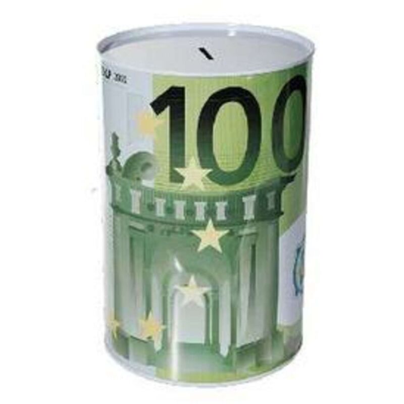 foto del prodotto salvadanaio in metallo banconota 100 euro xxl x1