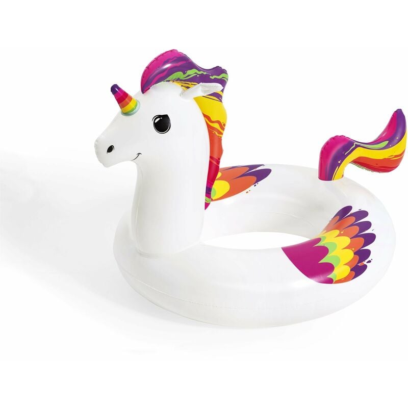 foto del prodotto salvagente ciambella gonfiabile unicorno fashion fantasy bestway 36159
