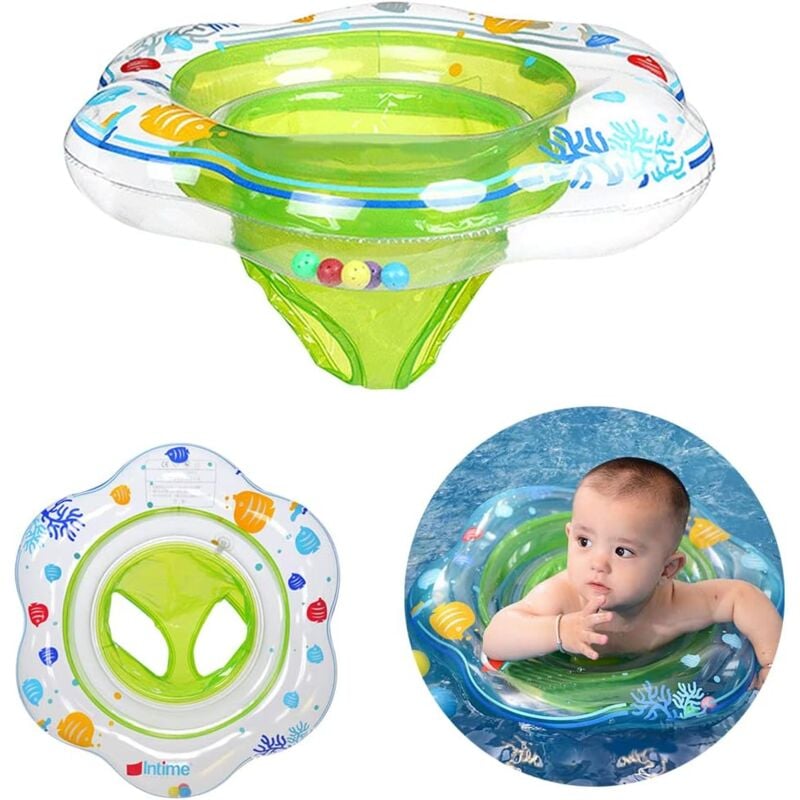 foto del prodotto salvagente gonfiabile per bambini, accessori per il bagno in piscina per bambini, neonati e bambini piccoli, salvagente gonfiabile con seduta per