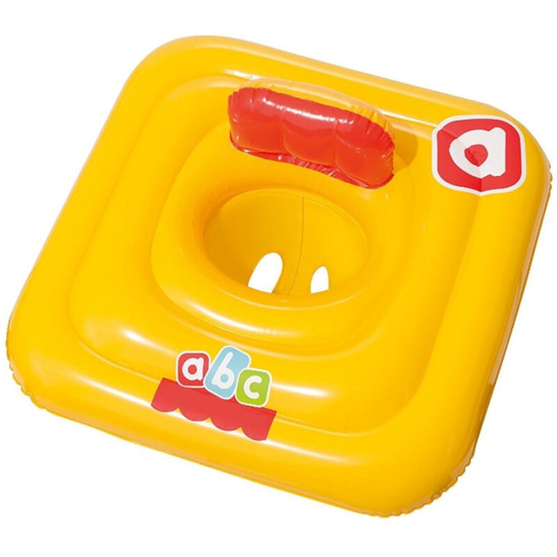 foto del prodotto salvagente gonfiabile quadrato con mutandina diametro 69 x 69 cm giallo trade shop traesio