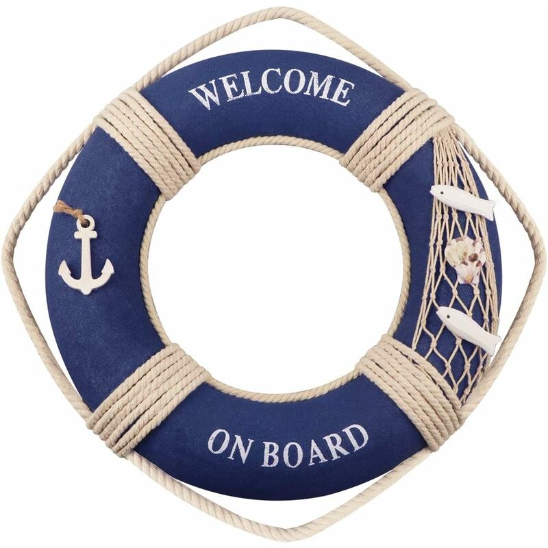 foto del prodotto salvagente nautico decorazione nautica decorativa salvagente per la casa decorazione per arazzi per porte e pareti