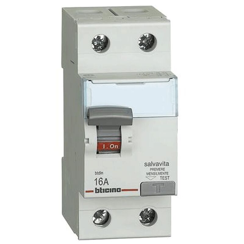 foto del prodotto salvavita differenziale 16a 10ma g722ac16 bticino