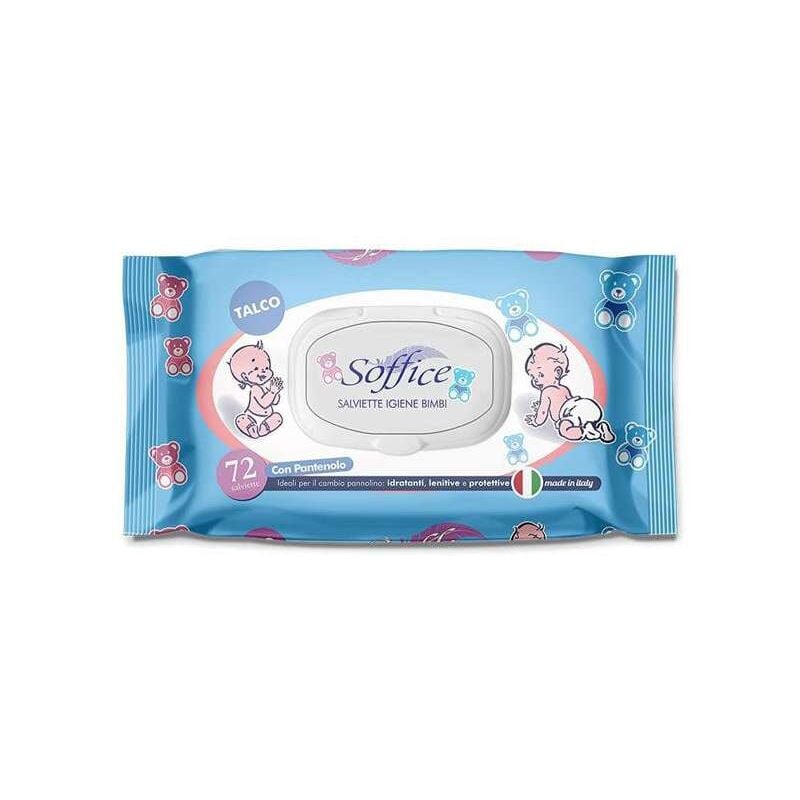 foto del prodotto salviette bambini talco pz 72 soffice