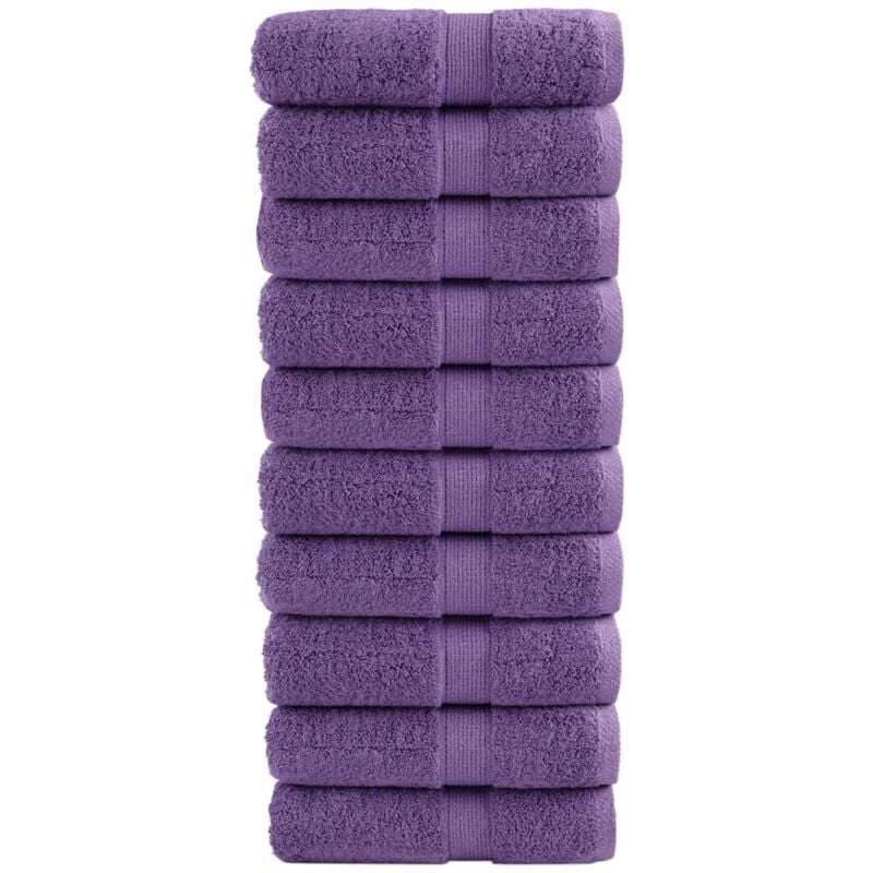 foto del prodotto salviette premium solund 10 pz viola 30x30 cm 600 g m vidaxl
