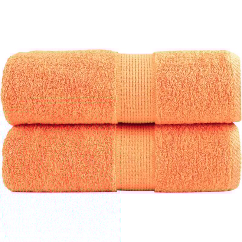 foto del prodotto salviette premium solund 2 pz arancioni 30x30 cm 600 g m vidaxl