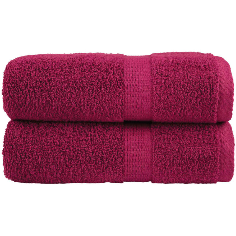 foto del prodotto salviette premium solund 2 pz bordeaux 30x30 cm 600gsm vidaxl