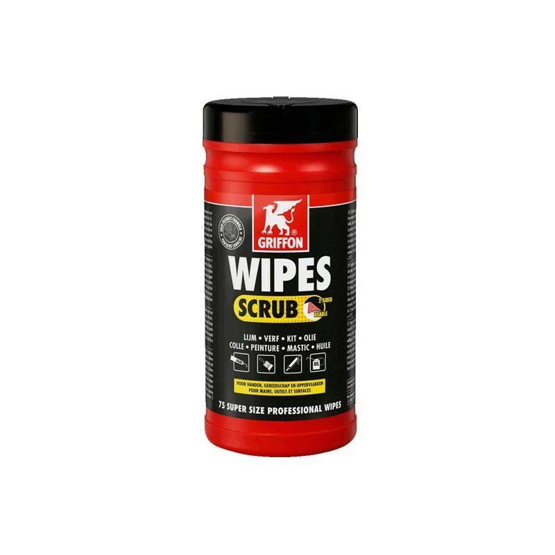 foto del prodotto salviette umidificate professionali griffon wipes scrub