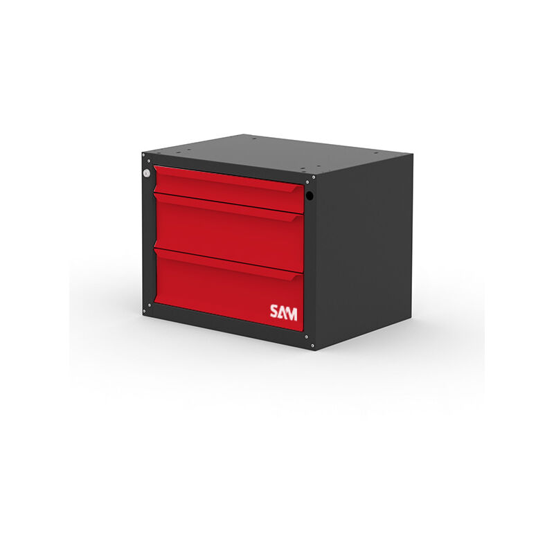 foto del prodotto sam outillage - banco da lavoro a 3 cassetti sam 1 cassetto 75mm + 2 cassetti 150mm - etab-bt3t