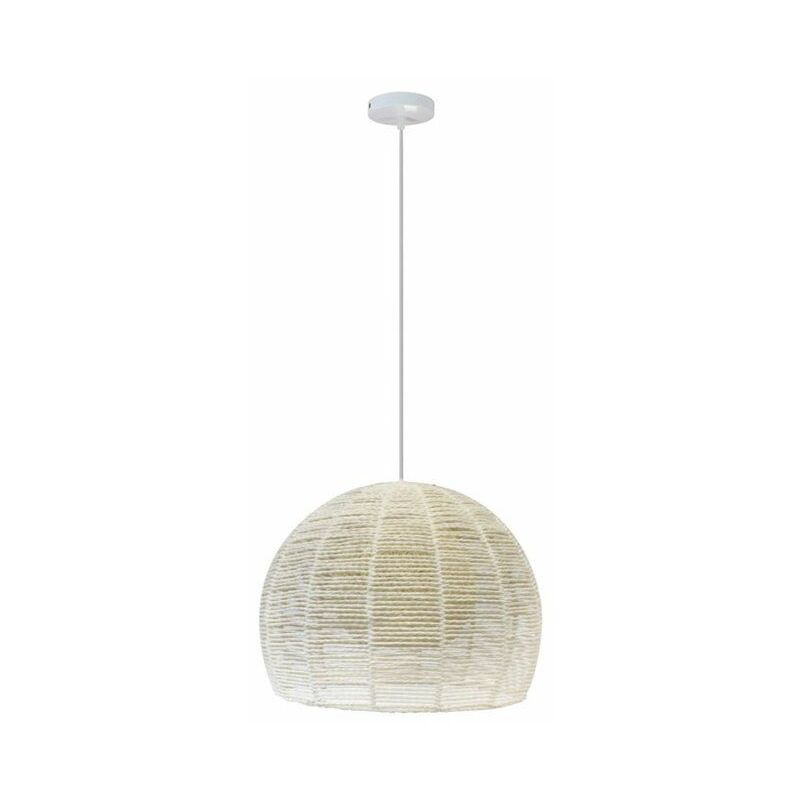 foto del prodotto samar 1xe27 lampada a sospensione in rattan 36cm