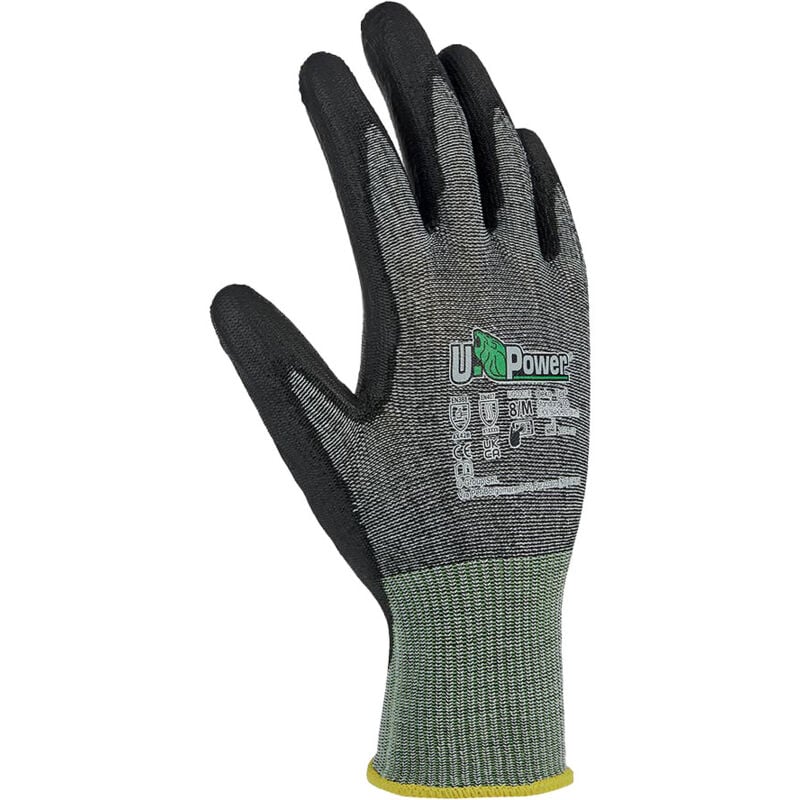 foto del prodotto samba guanti lavoro antinfortunistica nylon touchscreen grigio 11 xxl u power