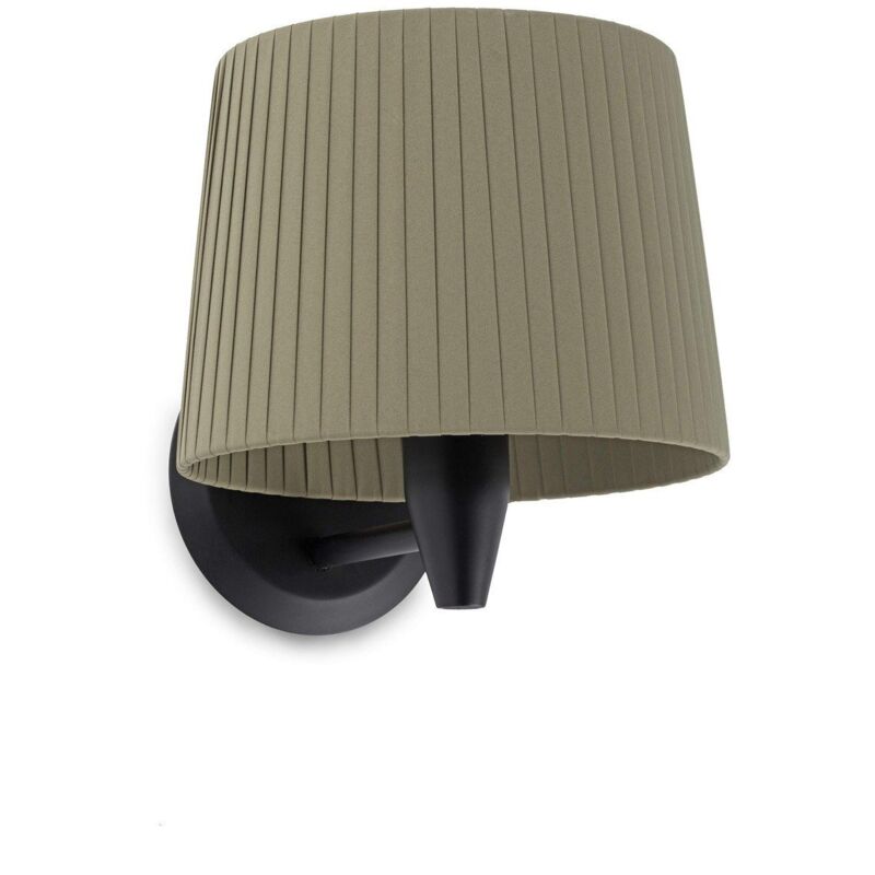 foto del prodotto samba lampada da parete nera encintada verde