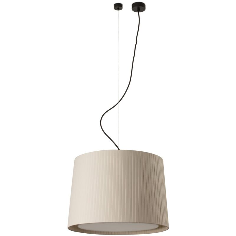 foto del prodotto samba lampada sospensione nera encintada beige 450