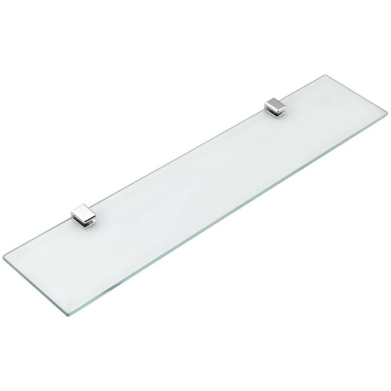 foto del prodotto samba ripiano, lunghezza 60 cm, vetro cromo sb125 aqualine