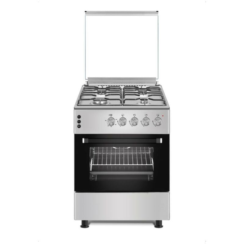 foto del prodotto samet cucina 4 fuochi con forno a gas ventilato e grill elettrico flora 60