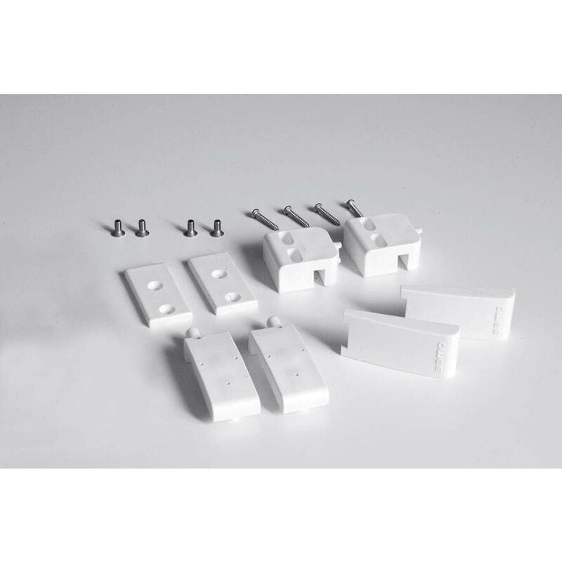 foto del prodotto samo cerniere complete per porte box doccia new cee ric1069 bianco bianco