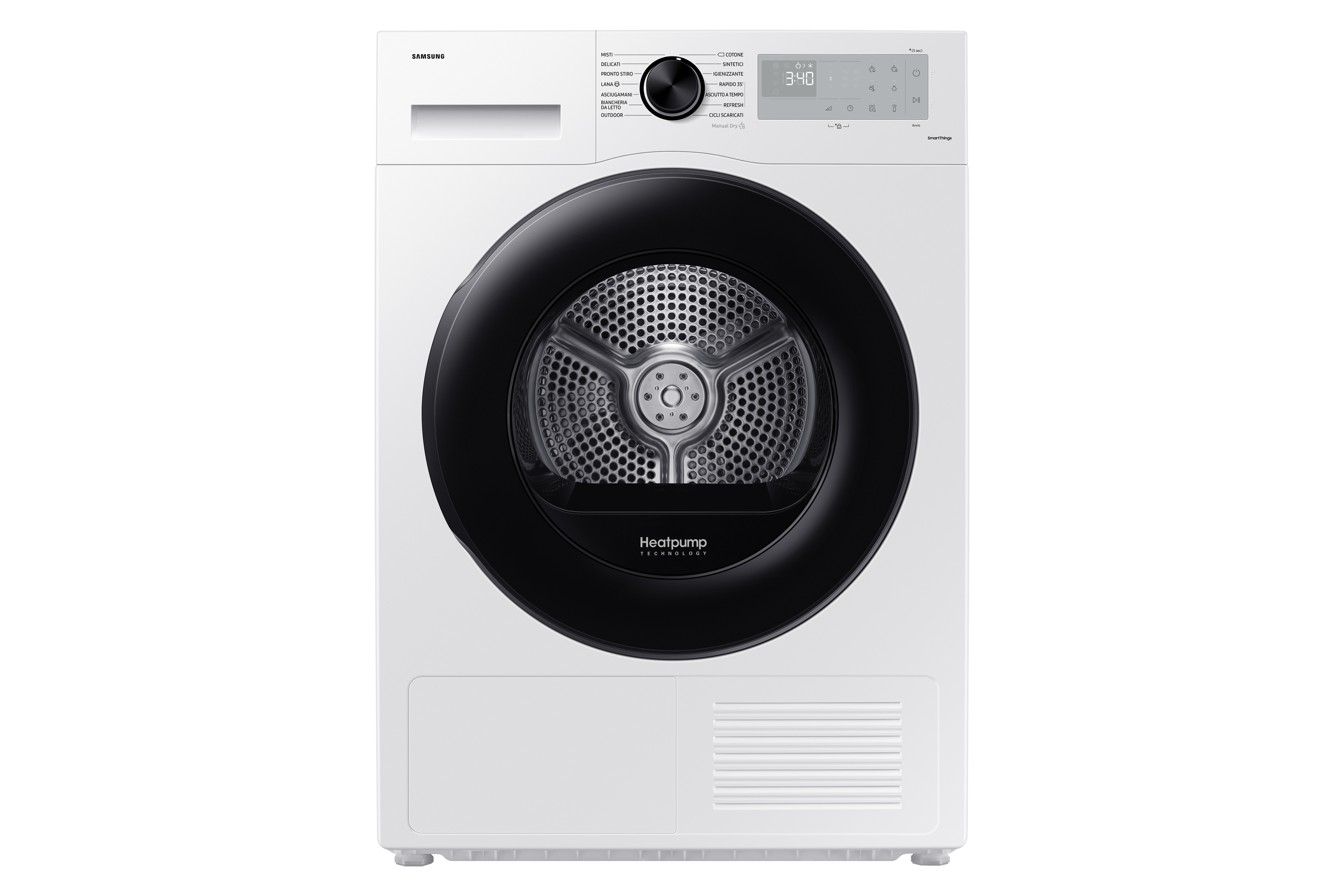 foto del prodotto samsung asciugatrice crystal ecodry 9 kg dv90cgc2a0ahet