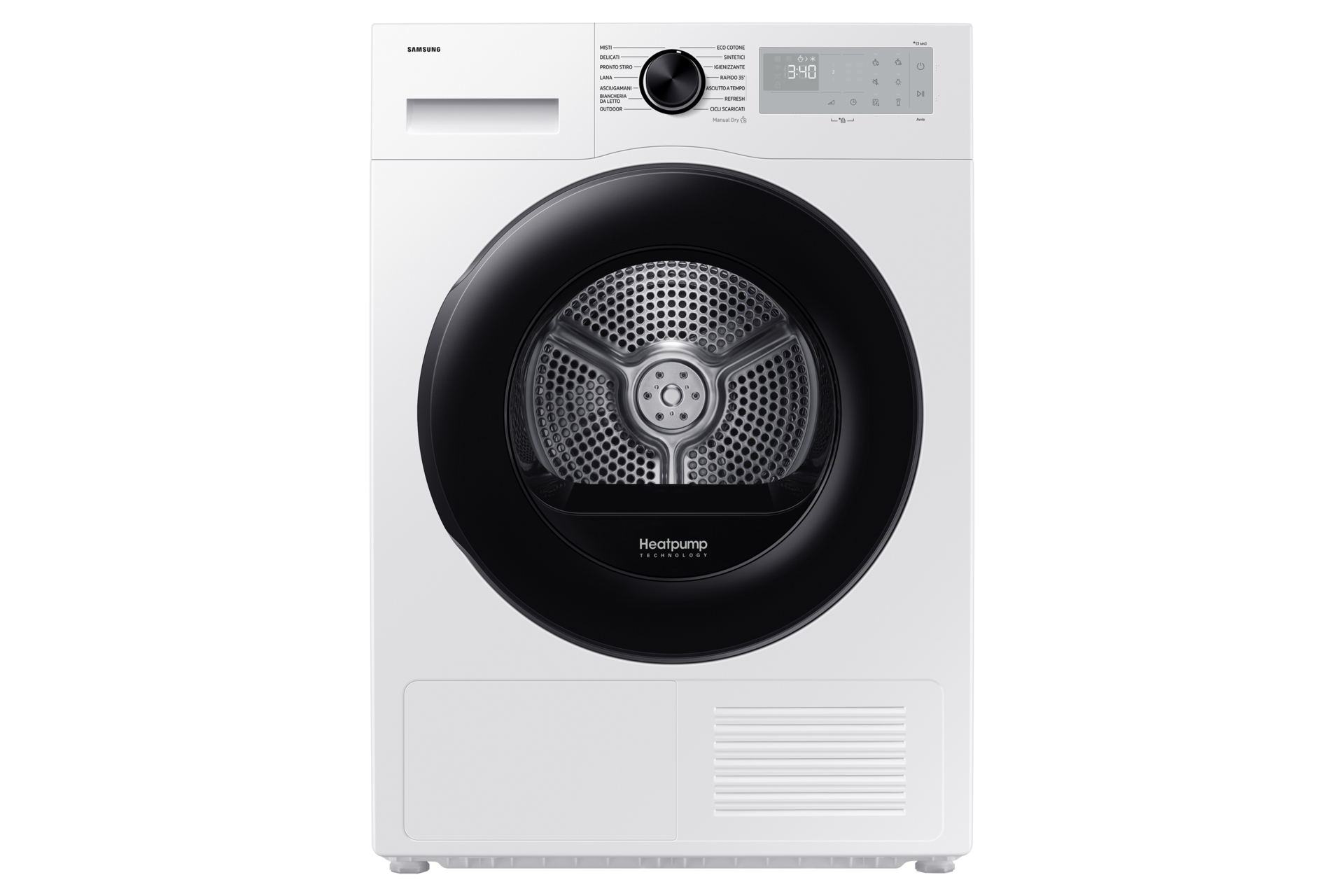 foto del prodotto samsung asciugatrice crystal ecodry 9 kg dv90dg52a0ahet