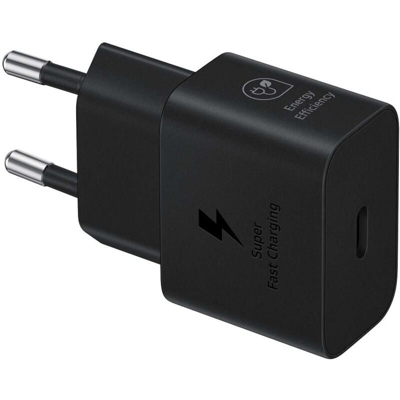 foto del prodotto samsung caricatore da muro gan usb c 25w sfc, nero