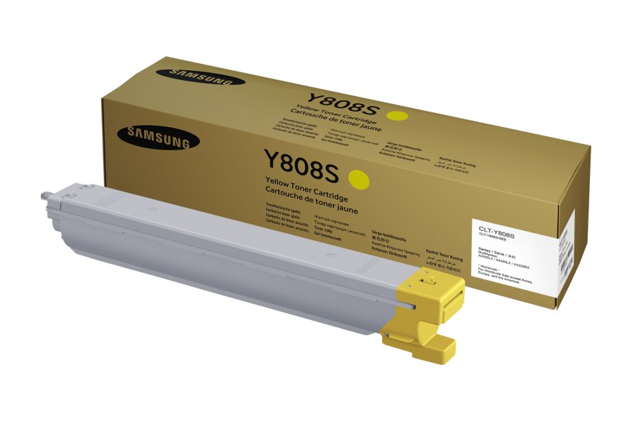 foto del prodotto samsung cartuccia toner giallo originale hp clt y808s