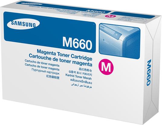 foto del prodotto samsung cartuccia toner magenta a resa elevata clp m660b