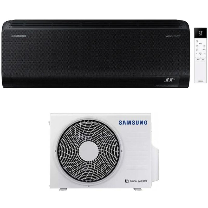 immagine 0 del prodotto samsung condizionatore monosplit windfree black s2 12000 btu inverter wifi nero codice prod ar70f12c1abneu ar70f12c1awxeu